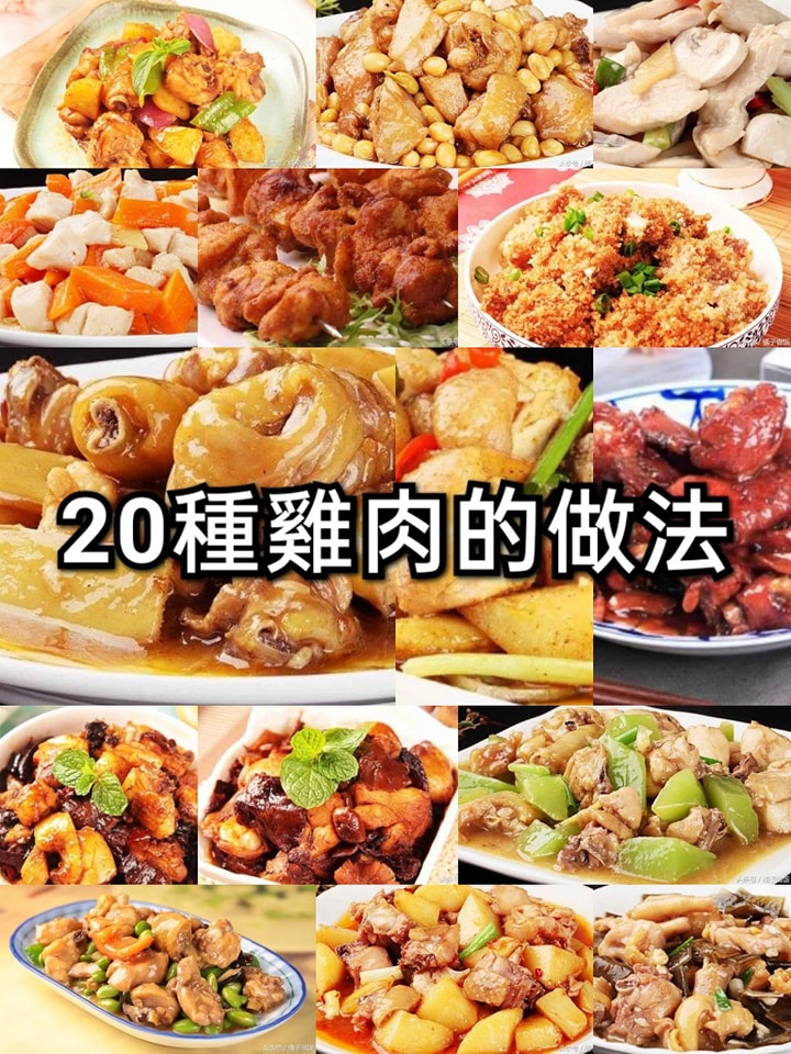 20種雞肉的做法，每一種都超級好吃，學會真是賺大了！